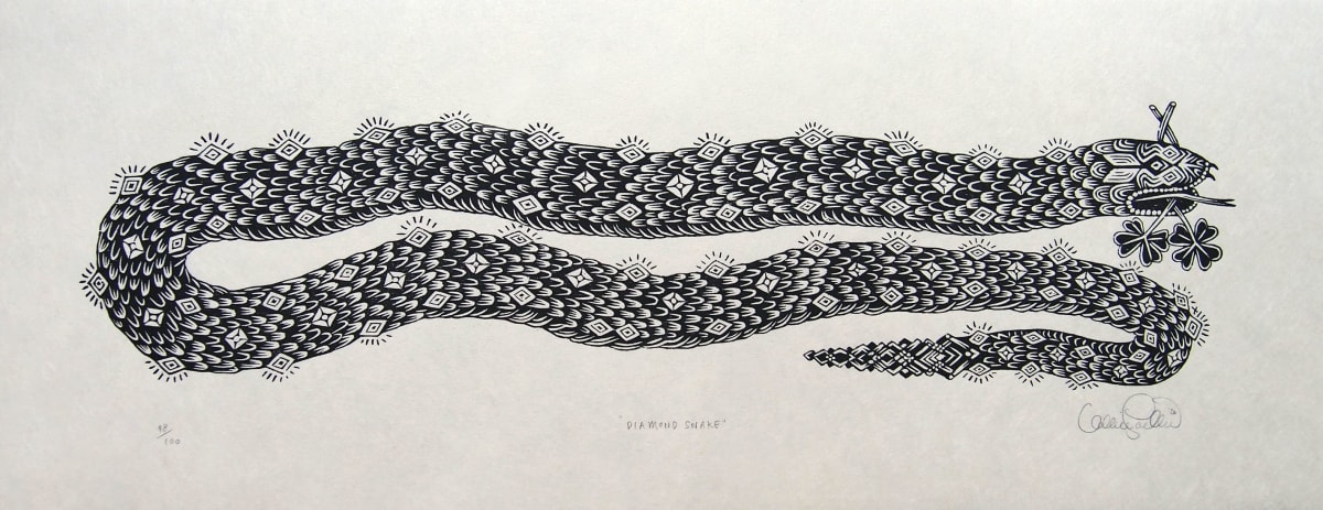 Diamond Snake by Tugboat Printshop, Valerie Lueth 