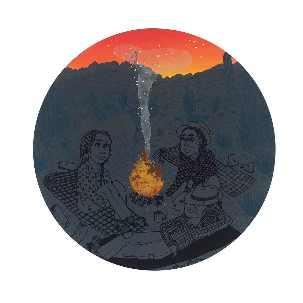 Desert Campfire by Eliza Clifford, Image 1.