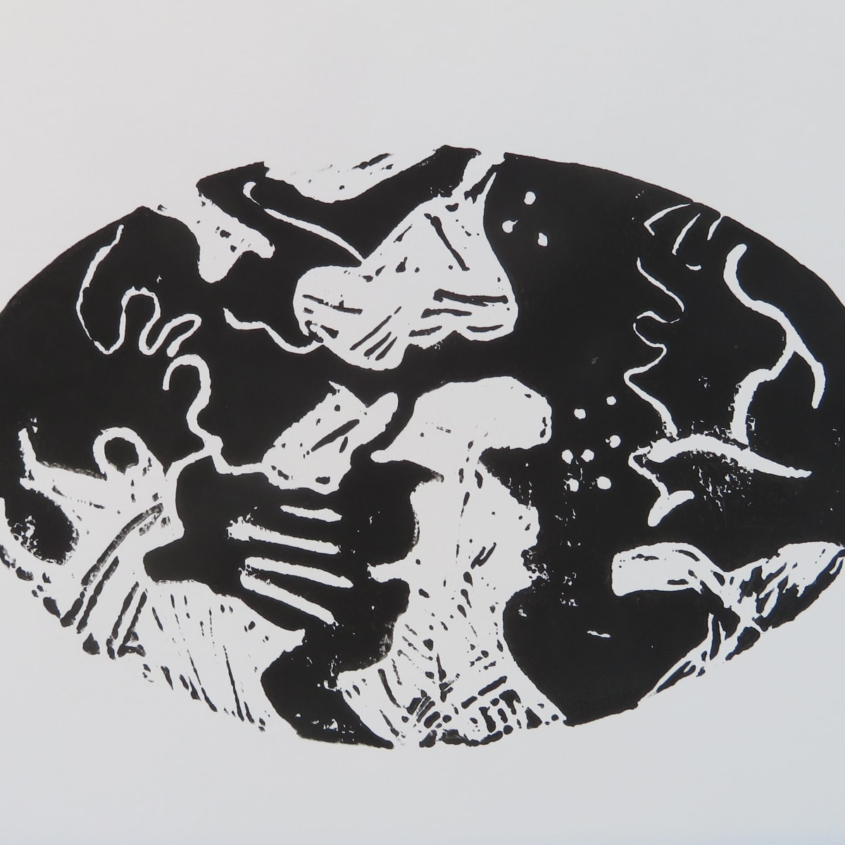 Oval Crop Relief by Kimberly Thorpe 