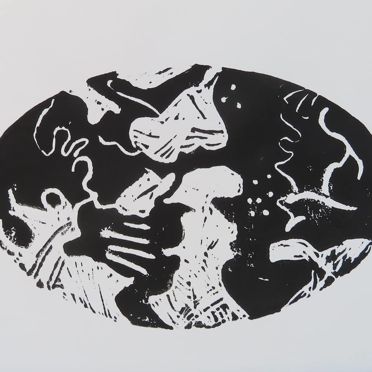 Oval Crop Relief by Kimberly Thorpe, Image 1.