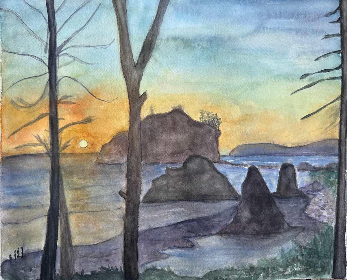 Ruby Beach by Dee Elle 