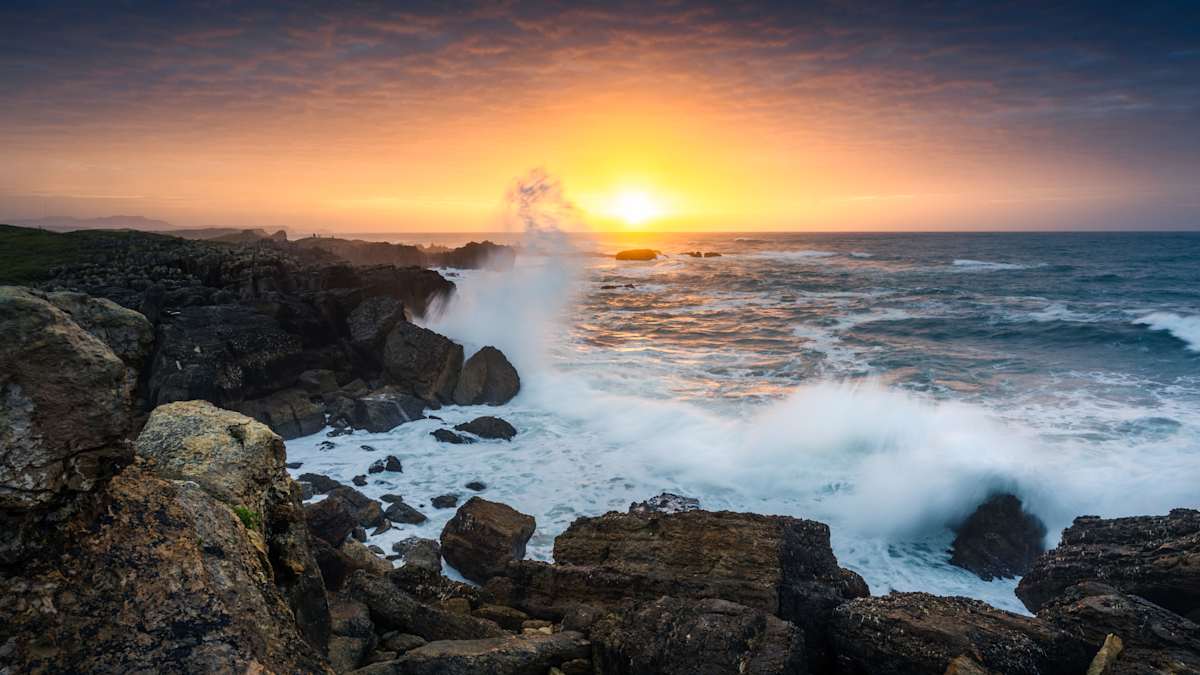 Cape Lata - Wave Rising Higher than the Sun by Juan Matorras 