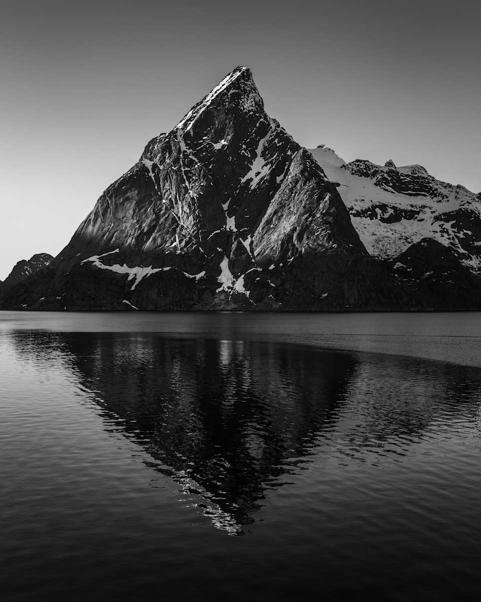Lofoten - Triangle Reflection by Juan Matorras 