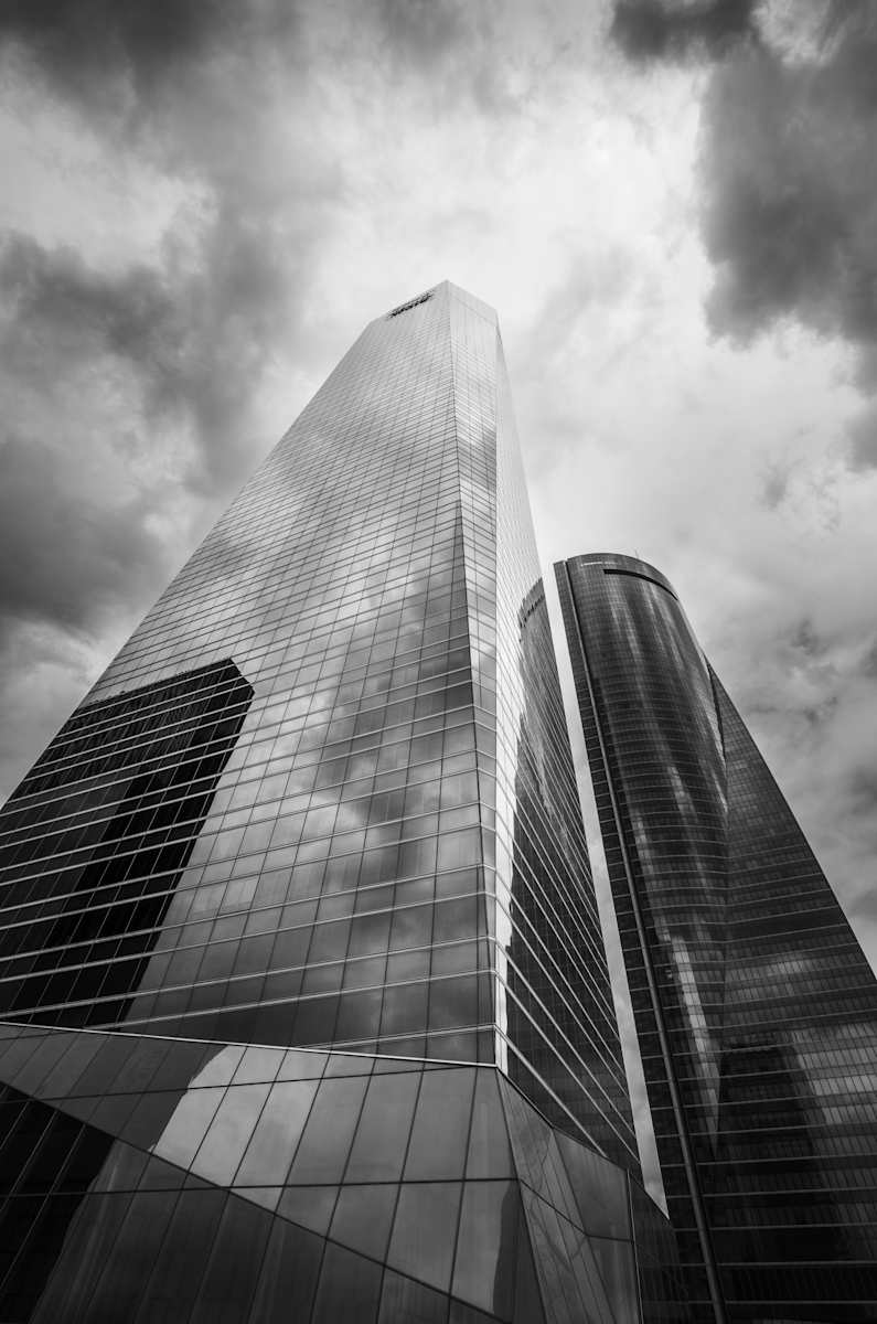 Madrid - Two Towers Almost as One by Juan Matorras 