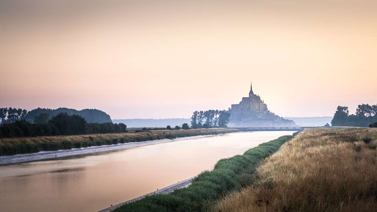 Mount Saint-Michel - Hazy Morning (Size D) 1/25 by Juan Matorras 