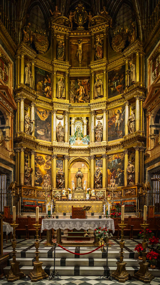 Guadalupe - Royal Monastery, Altarpiece by Juan Matorras 