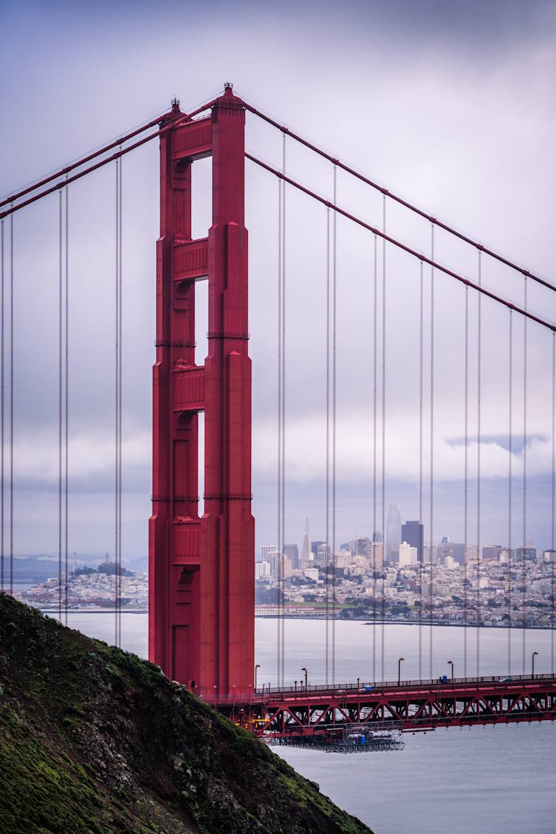 San Francisco - Standing Tall Across the Bay by Juan Matorras 