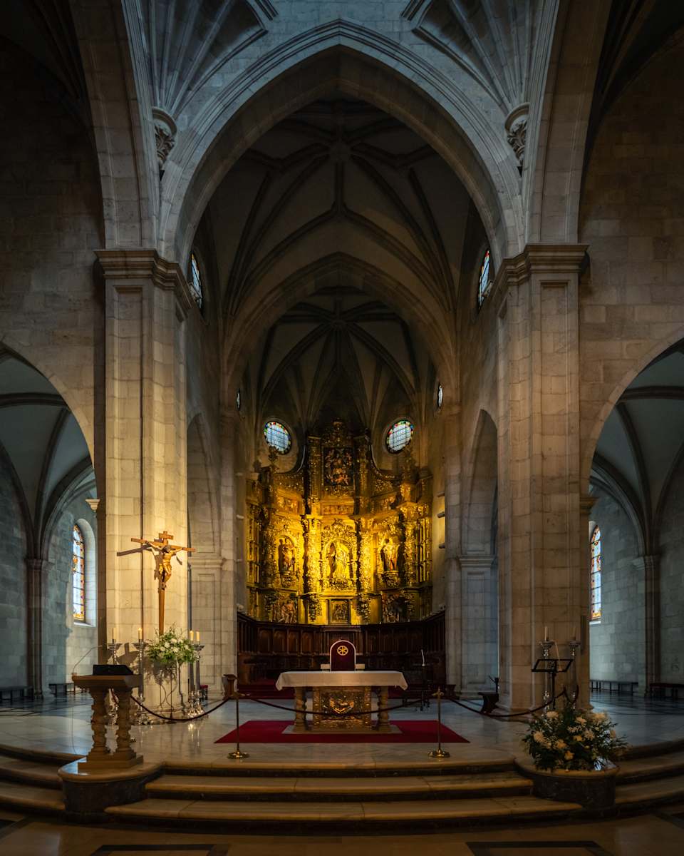 Santander - Cathedral, Main Altar by Juan Matorras 