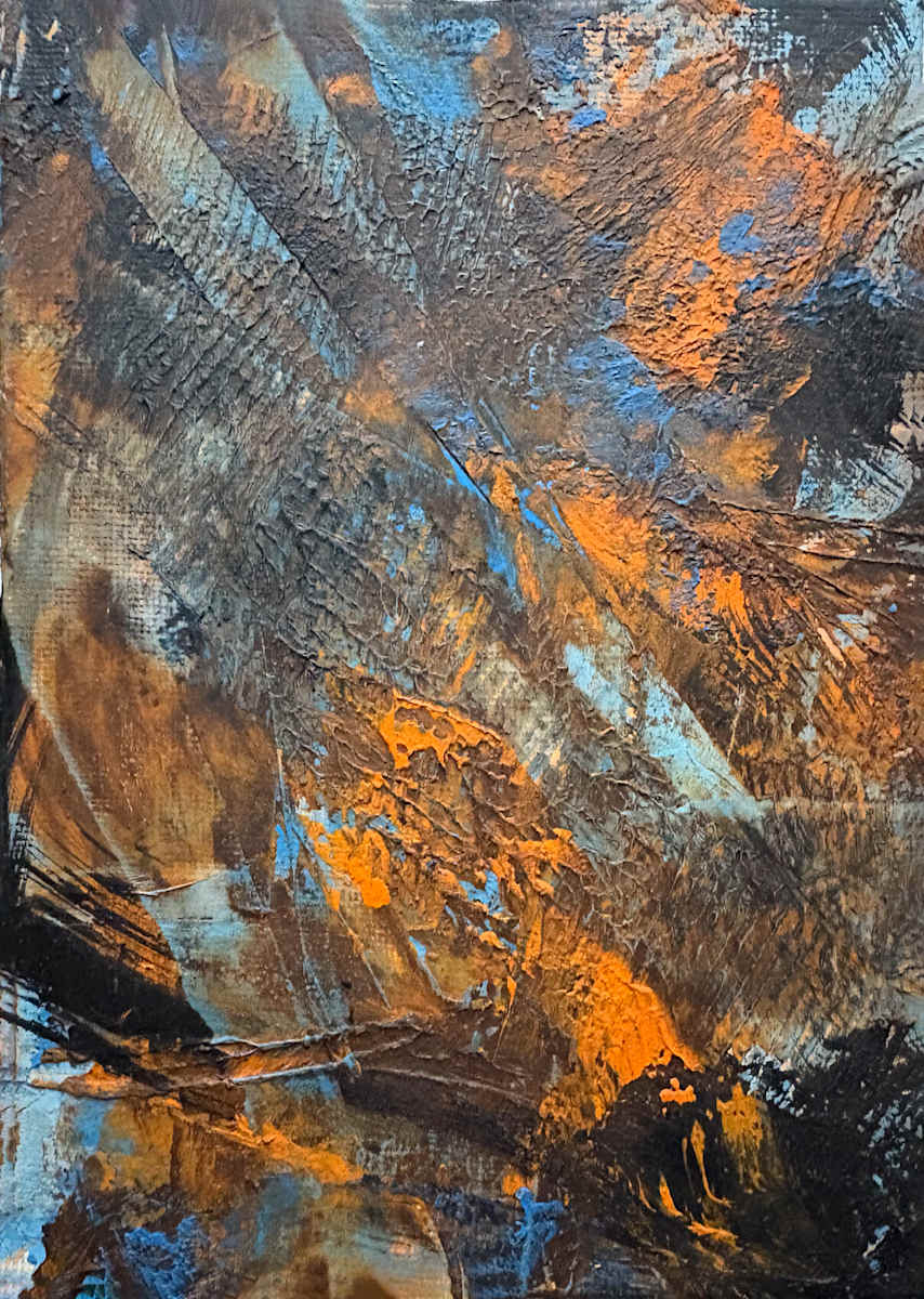 CW New Composition 1 by Barbara Talbott  Image: Cold Wax painting 