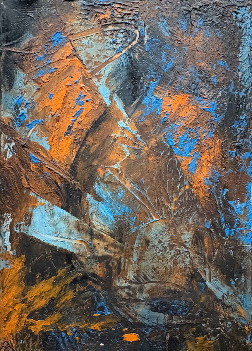 CW New Composition 2 by Barbara Talbott  Image: Cold Wax and Oil Painting