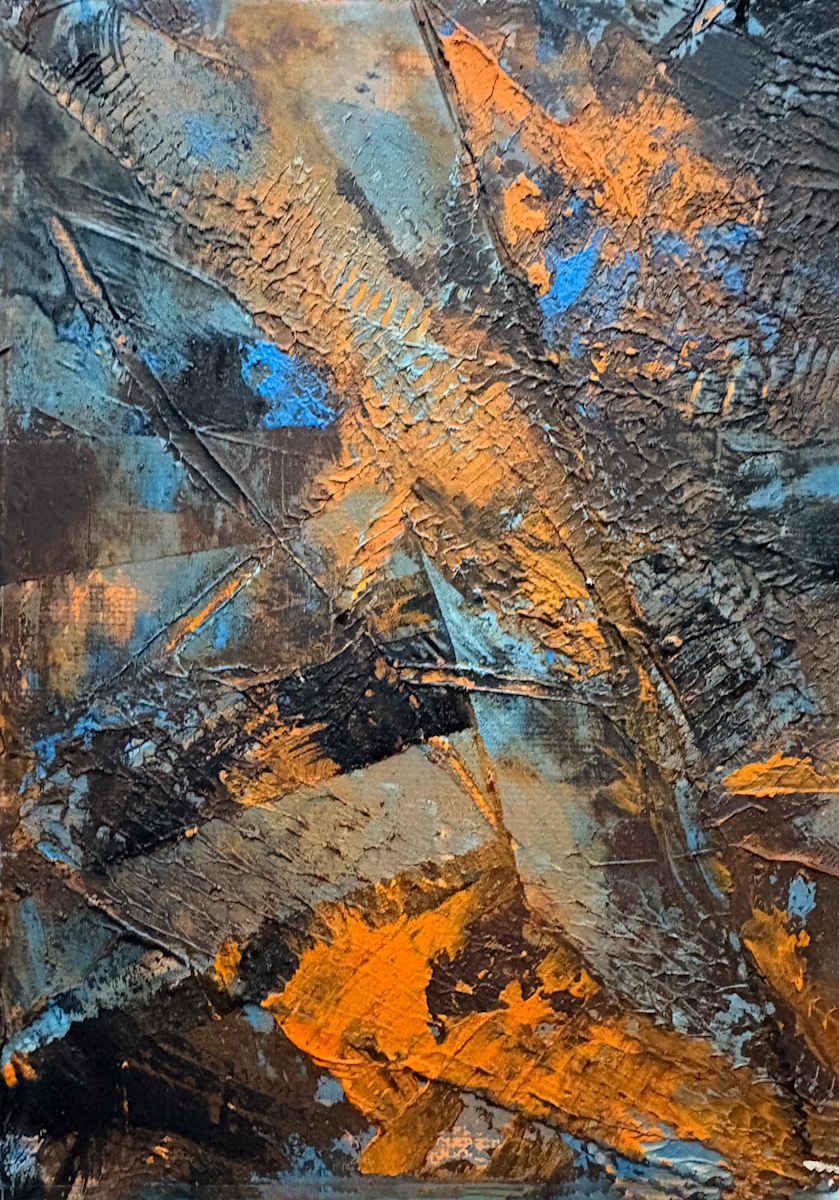 CW New Composition 6 by Barbara Talbott  Image: Cold Wax and Oil Painting
