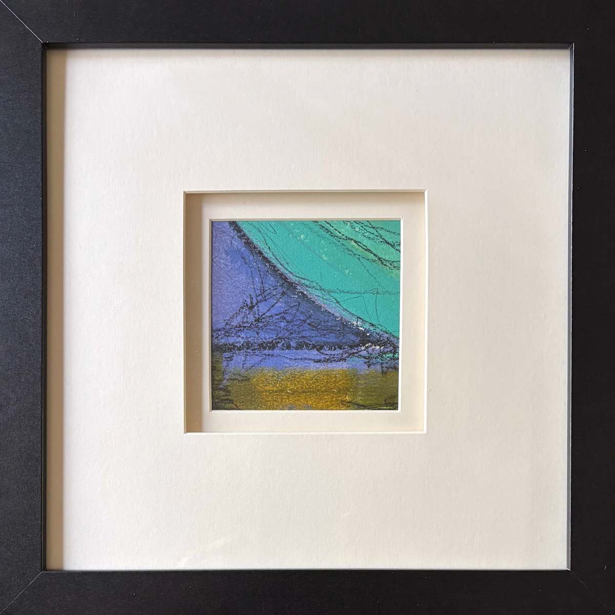 Cold Wax Small 1 by Barbara Talbott, Image 2.