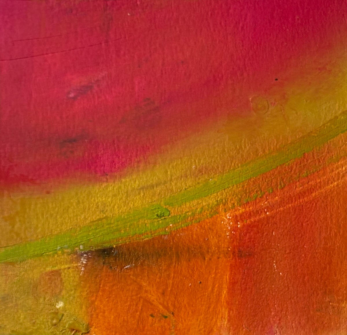 Cold Wax Small 2 by Barbara Talbott  Image: Cold wax and oil abstract painting, framed