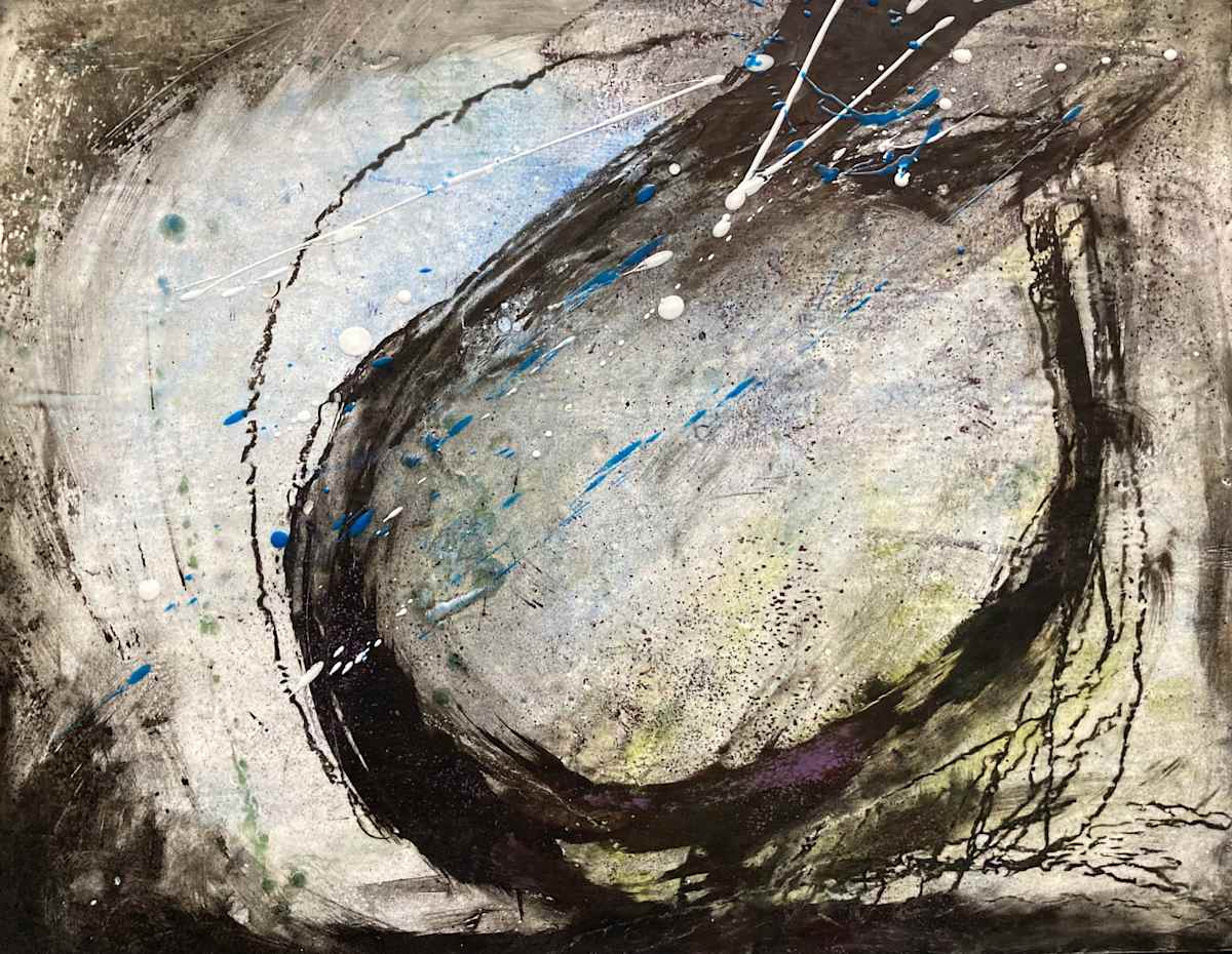 Escape by Barbara Talbott  Image: Encaustic painting