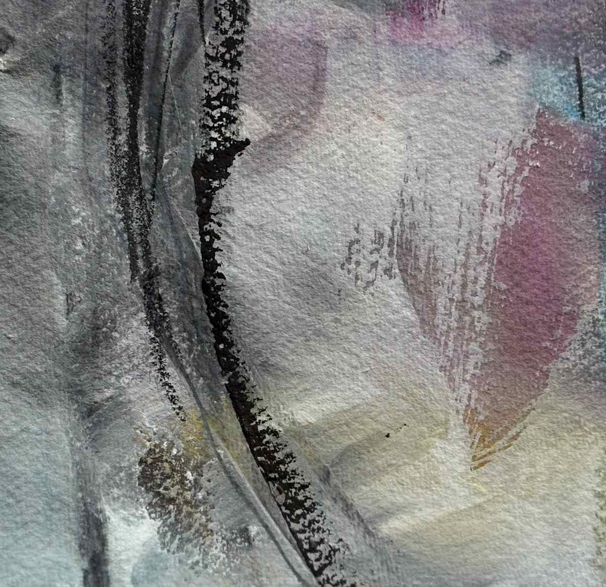 Gouache Abstract 2 by Barbara Talbott  Image: Gouache abstract painting on paper