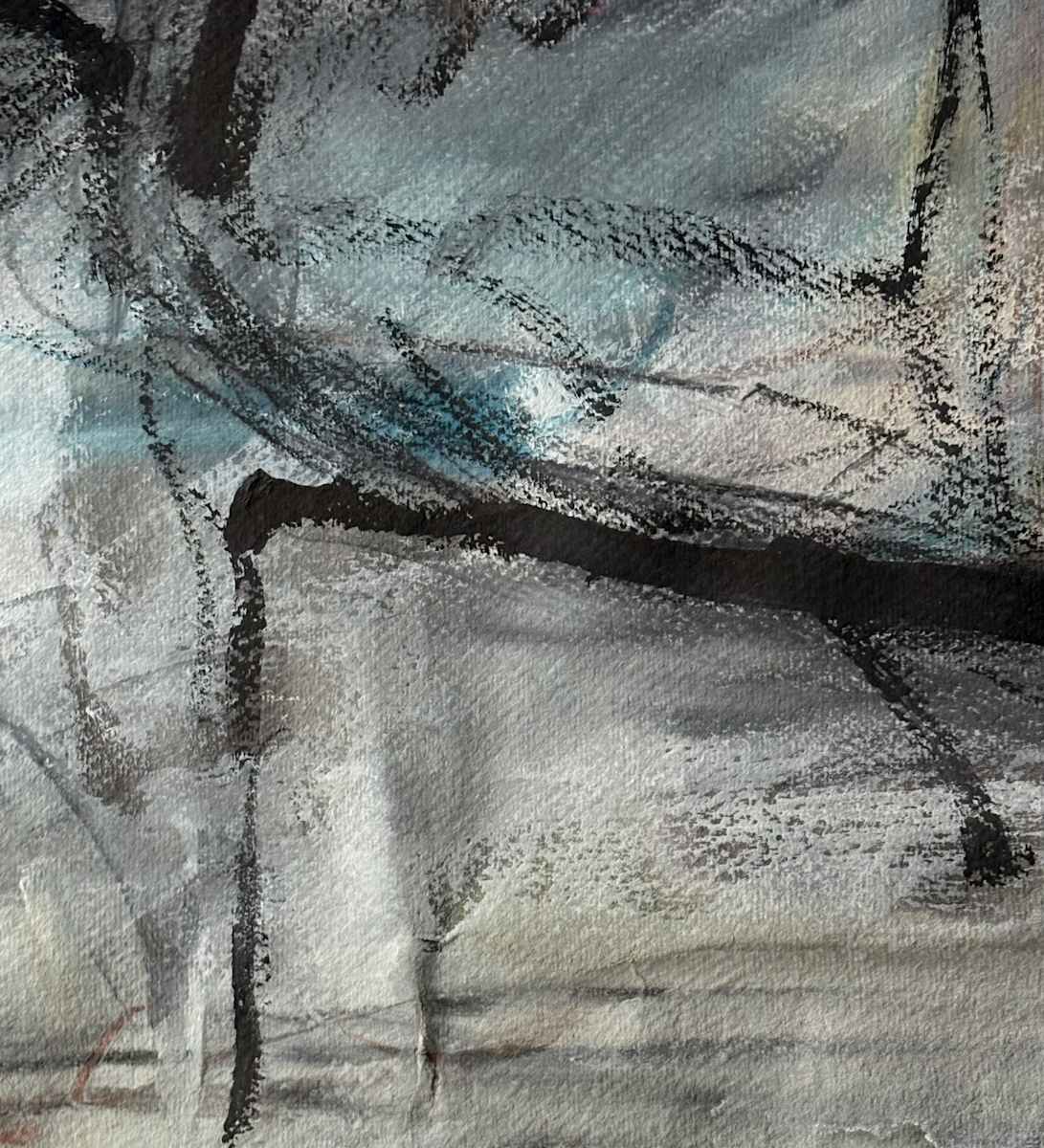 Gouache Abstract 3 by Barbara Talbott  Image: Gouache abstract painting on paper