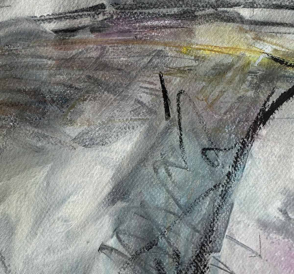 Gouache Abstract 5 by Barbara Talbott  Image: Gouache abstract painting on paper