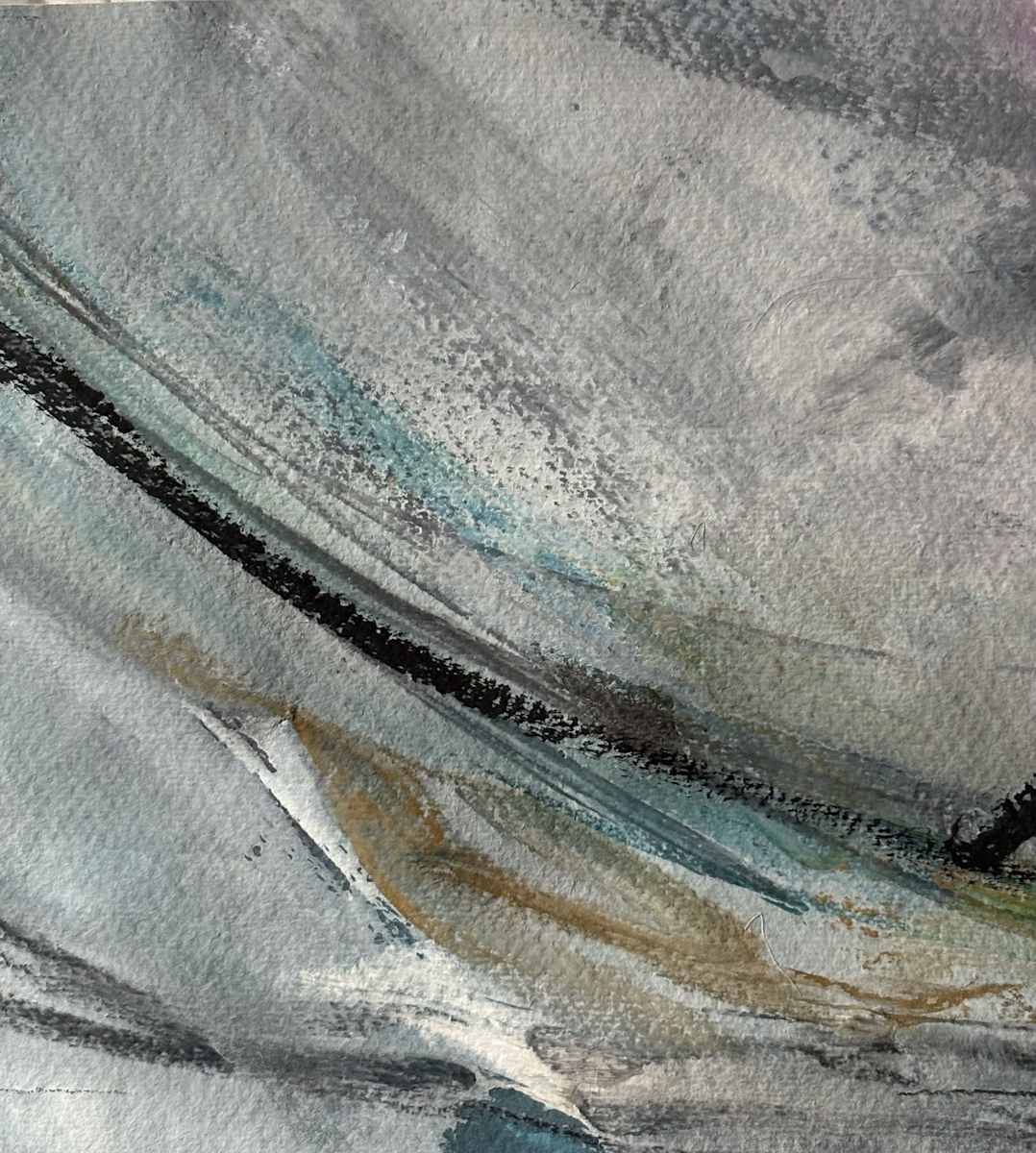 Gouache Abstract 6 by Barbara Talbott  Image: Gouache abstract painting on paper