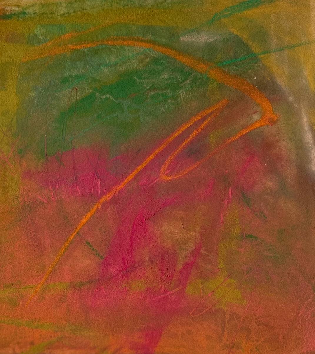 Pastel Abstract 11 by Barbara Talbott  Image: Pastel small abstract painting