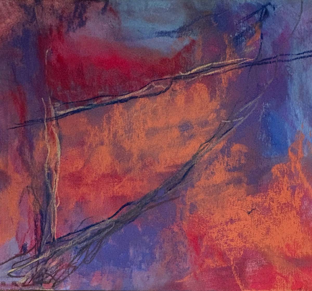 Pastel Abstract 6 by Barbara Talbott, Image 1.