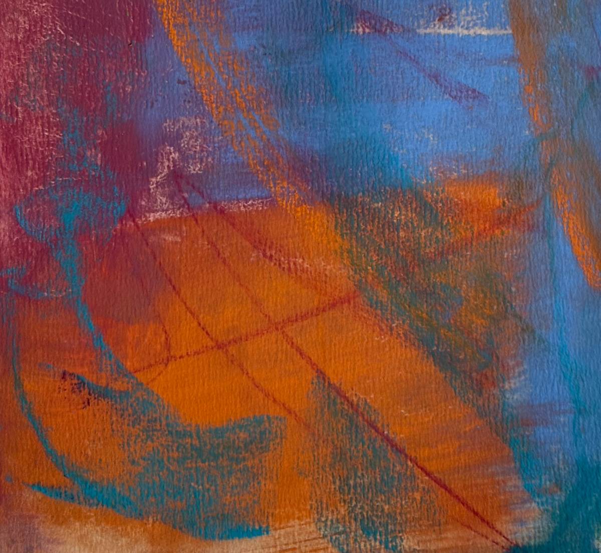 Pastel Abstract 9 by Barbara Talbott  Image: Pastel small abstract painting