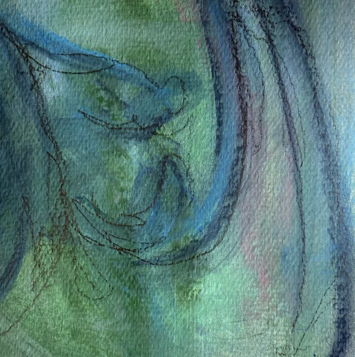 Pastel Abstract Painting 8 by Barbara Talbott  Image: Pastel, Mixed Media Abstract Painting