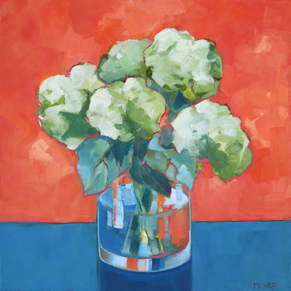 Hydrangeas Orange/Blue by Beth Munro, Image 1.