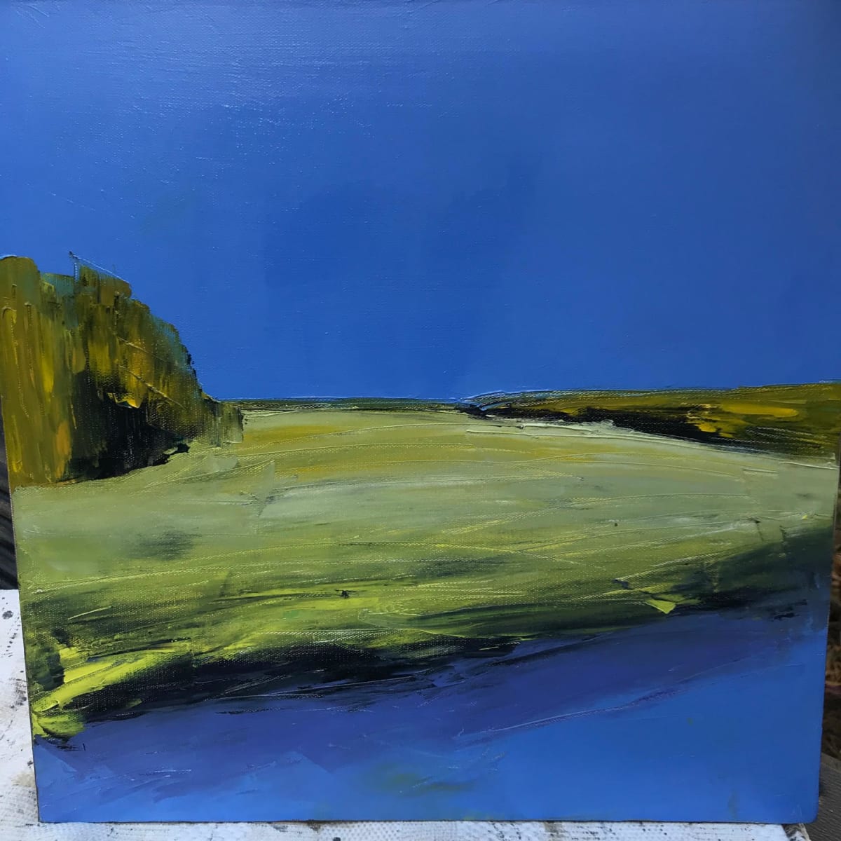 River Banks + Grasses by Janis Sanders 