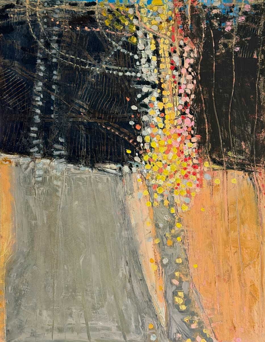 What Are The Signs? What Do I Do? by Elena Behrakis  Image: Abstract landscape of beach at night. 