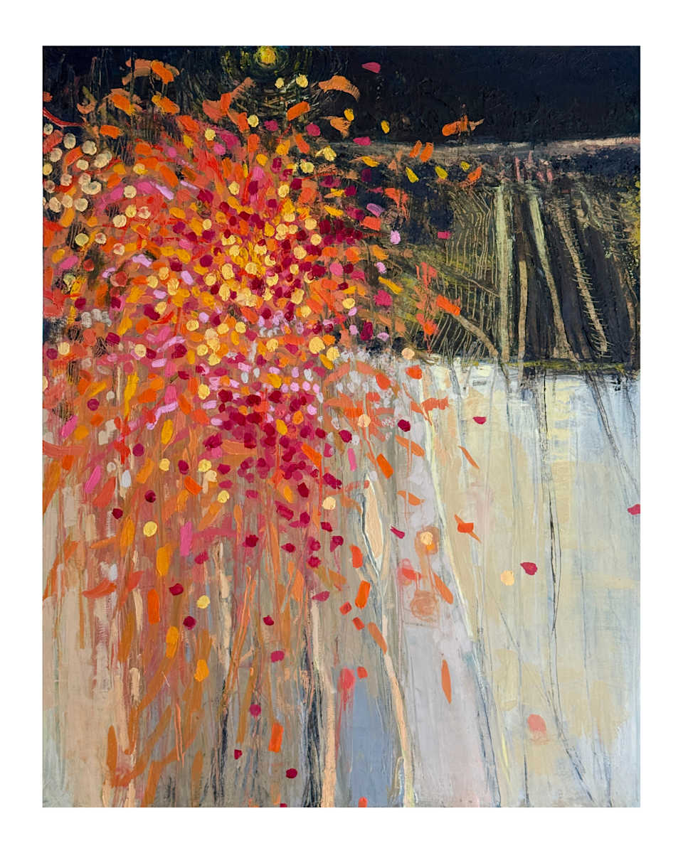 And Away She Goes (Carnival At Night In Cascais) by Elena Behrakis 