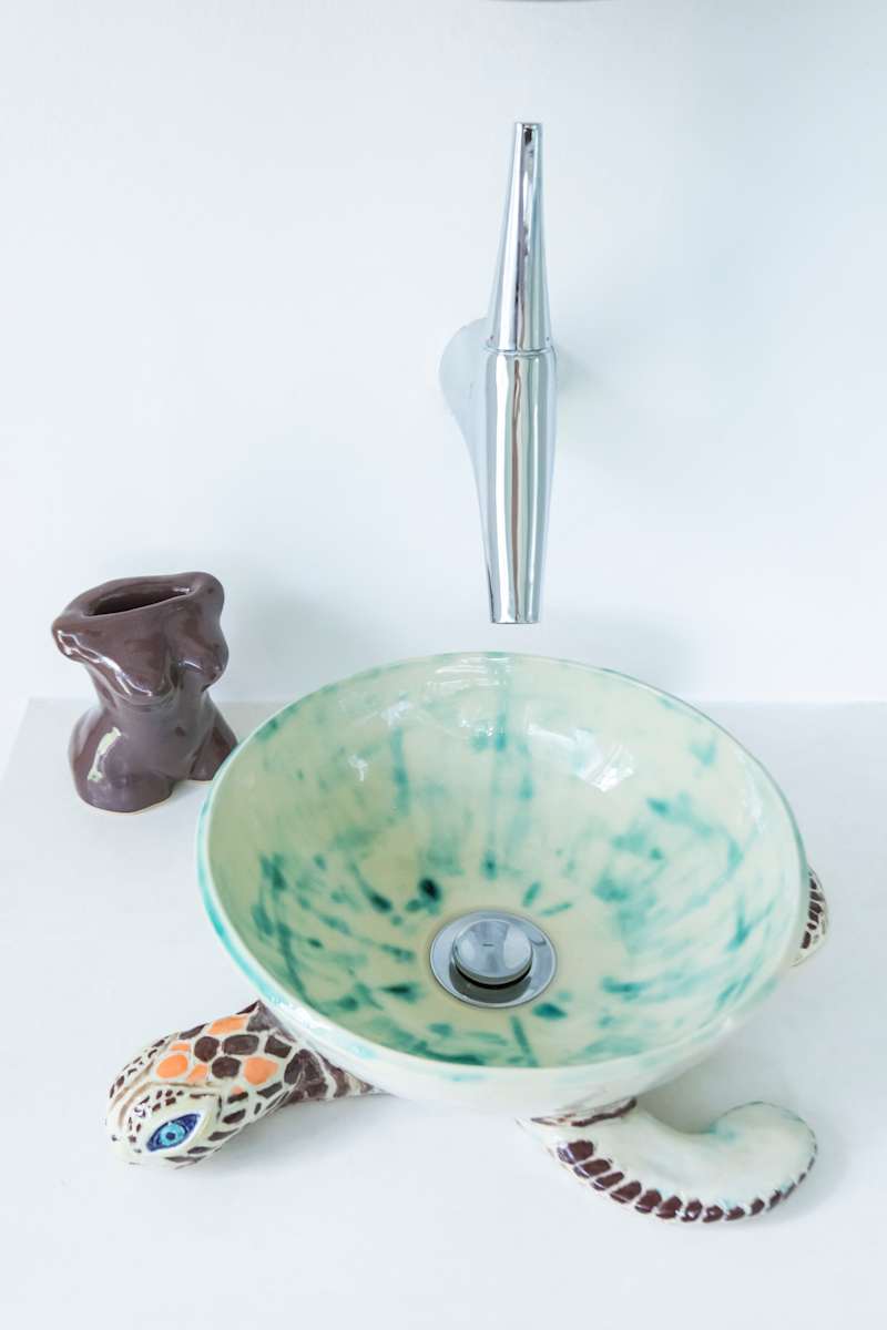 Turtle shaped basin by CELINE LEFORT 