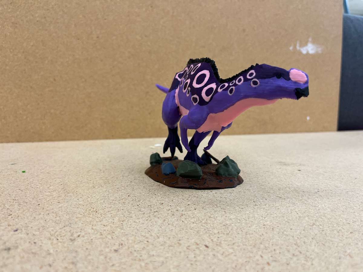 Muttaburrasaurus model by Andrew Bovenzi, Image 16.