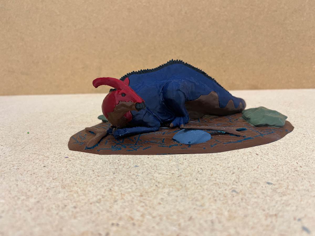 Parasaurolophus walkeri model by Andrew Bovenzi, Image 5.