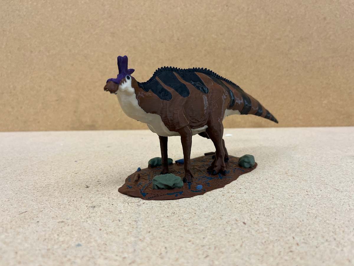 Lambeosaurus lambi model by Andrew Bovenzi, Image 11.