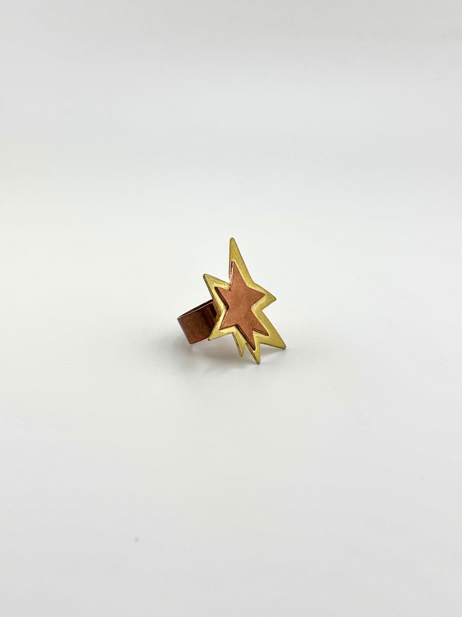 Explosion Ring by Caroline Rose Clayton  Image: Size 5 1/2
