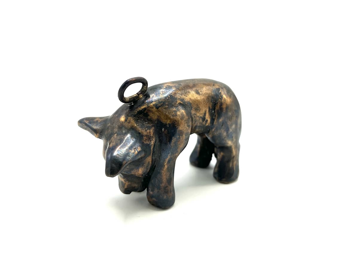 Dog (interlocking with Boy) by Eden Handley 