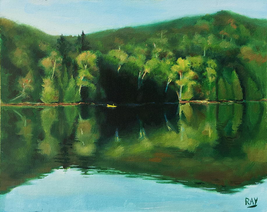 Yellow Kayak by Alan Douglas Ray 