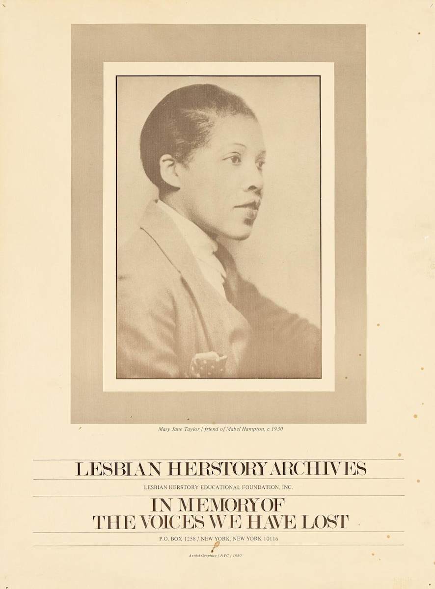 ["Black & Queer" Exhibit Collection] LESBIAN HERSTORY ARCHIVES by Aenjai Graphics 