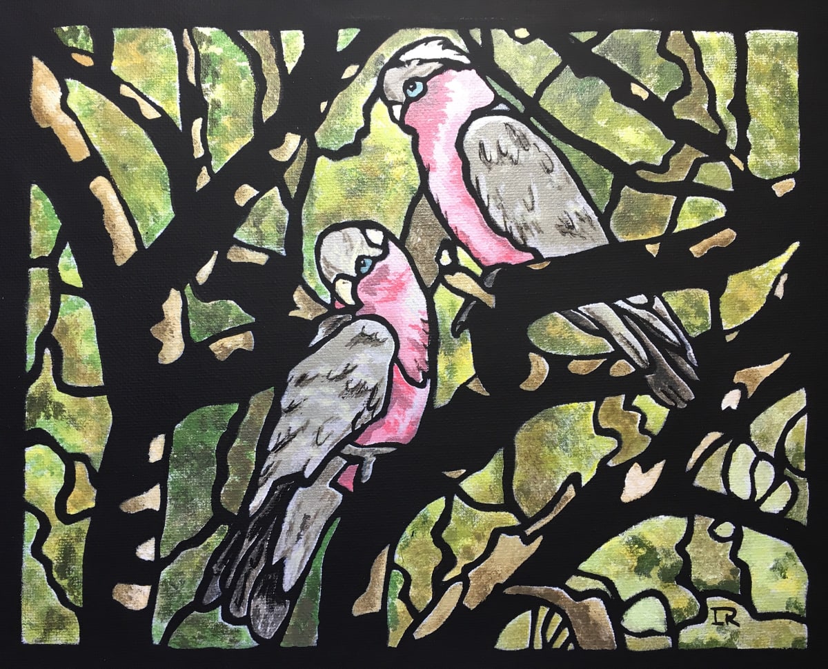 Galahs by Ingrid Russell 