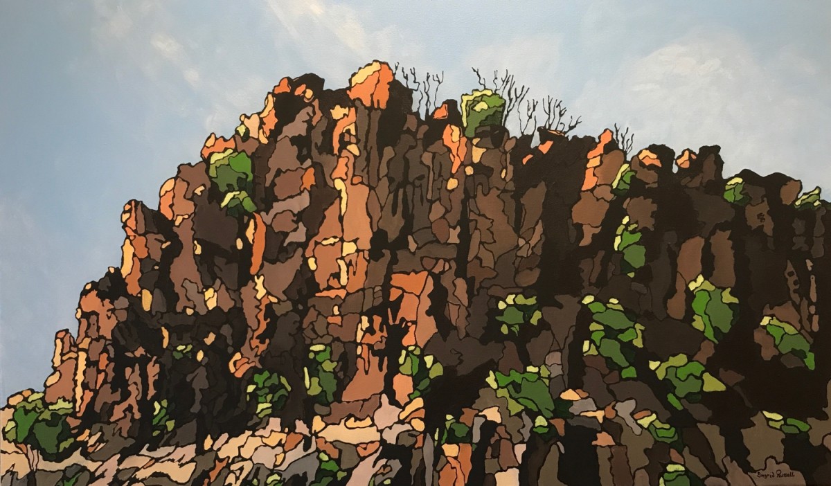 Fractured Rockface #2, Kimberleys, WA by Ingrid Russell 