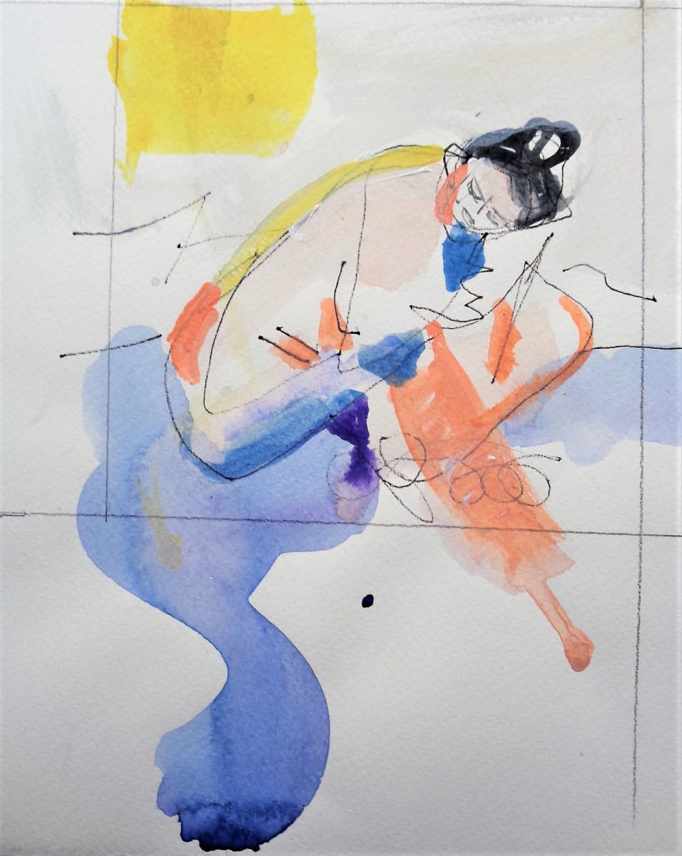 Untitled (Model with Swirl) by Laura Shabott 