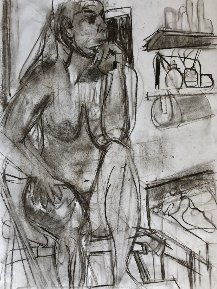 Modern Thinker III by Laura Shabott 