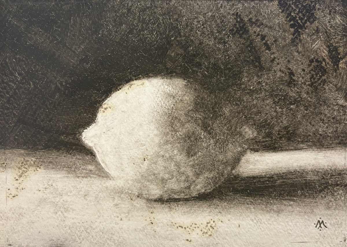 Lemon / Ivory Black by Martha Lee Turner 