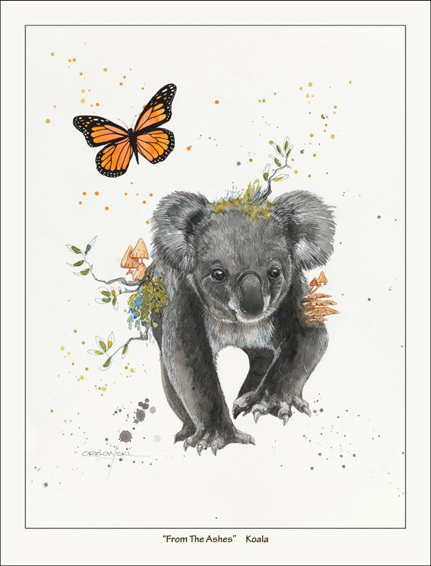From the Ashes - Koala by Lynette Orzlowski 