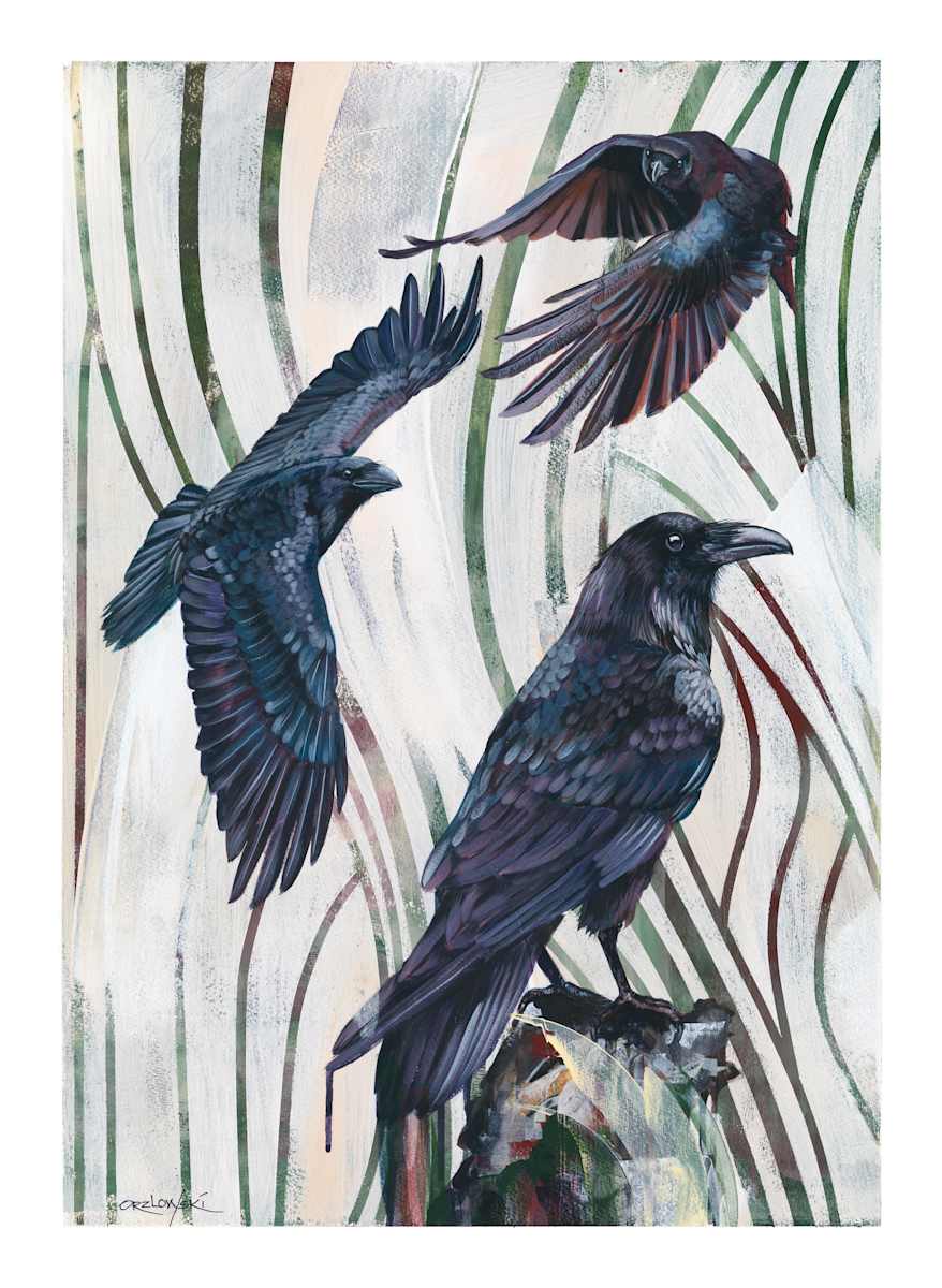 Ravens & Ribbons by Lynette Orzlowski 
