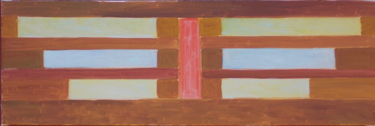 The wings of Isis in Deco by Victor Proulx  Image: 12"x36" oil on canvas, 2025 