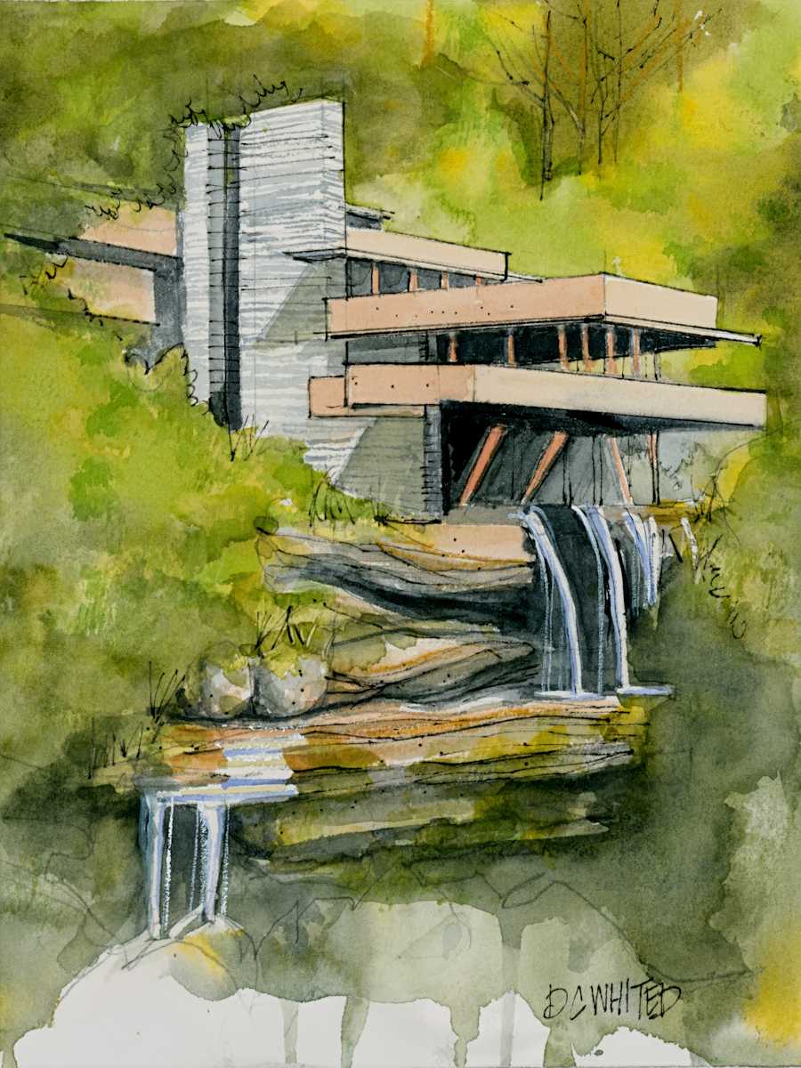 Fallingwater, Frank Lloyd Wright's masterpiece by David Whited  Image: Fallingwater, Frank Lloyd Wright's masterpiece