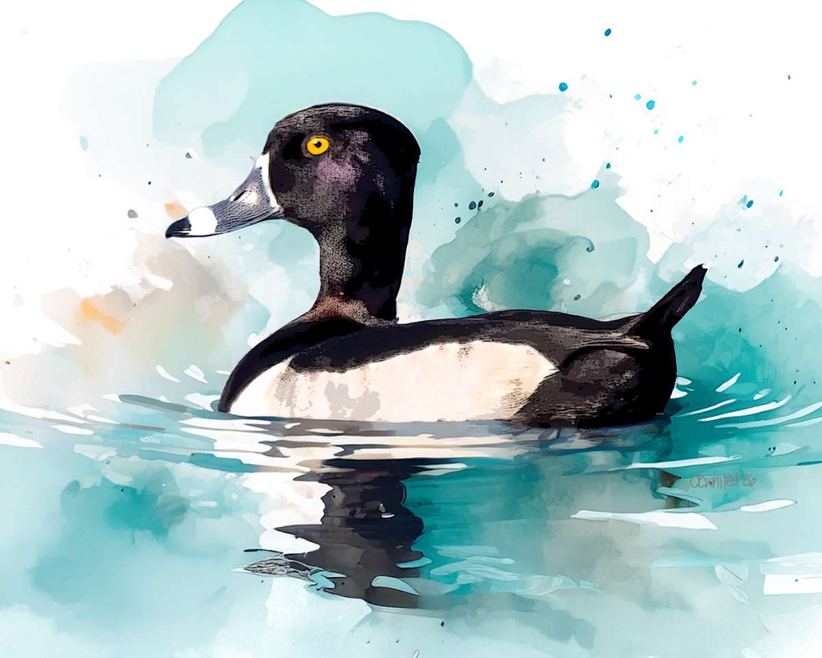 Ring-necked Duck by David Whited, Image 1.
