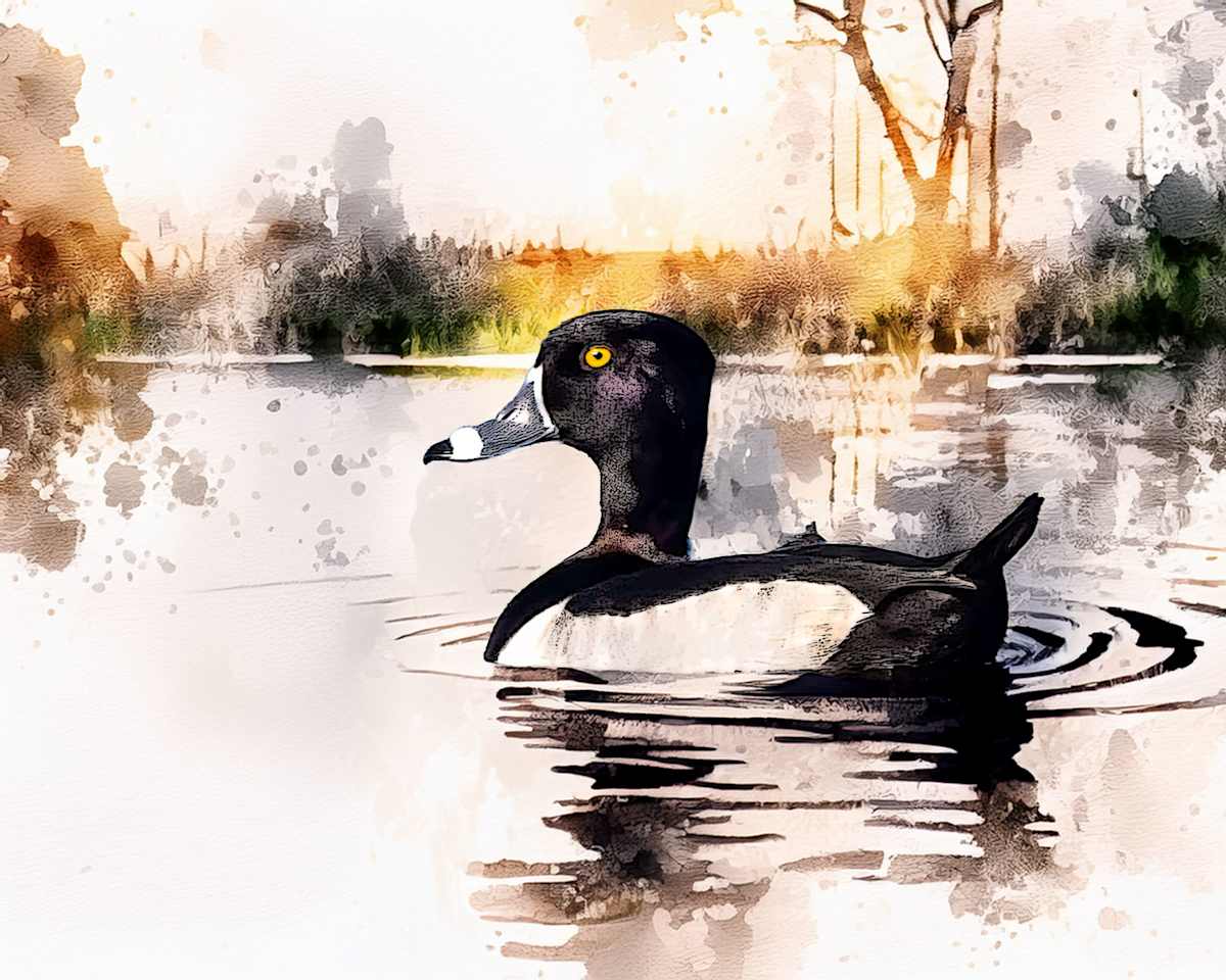 Ring-necked Duck by David Whited, Image 1.