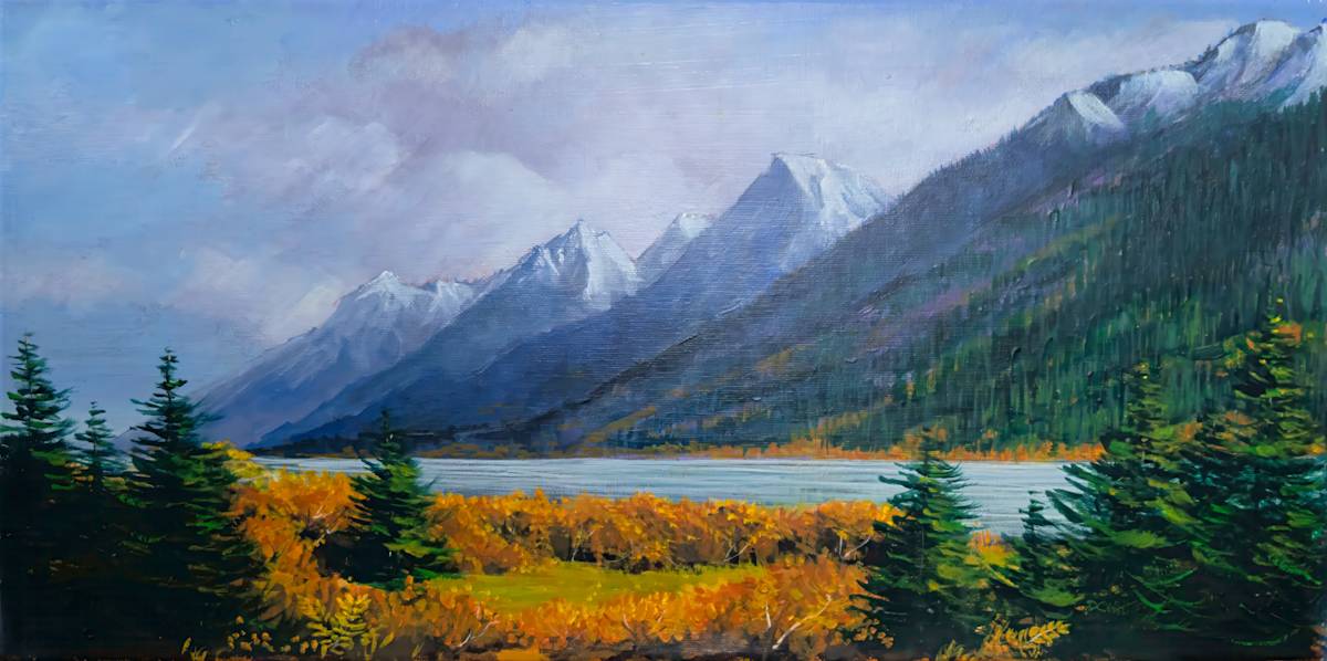 Grand Tetons over Jackson Lake by David Whited  Image: Grand Tetons over Jackson Lake